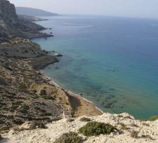 Blick auf den Red Beach