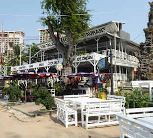 Das Restaurant von der Meerseite