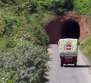 Fast das einzige Fahrzeug auf Helgoland...