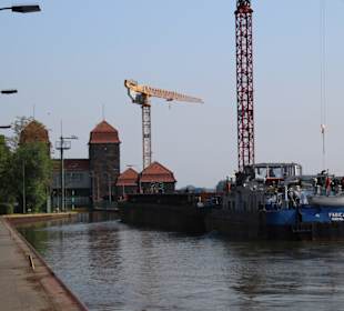 Baustelle Neue Weserschleuse