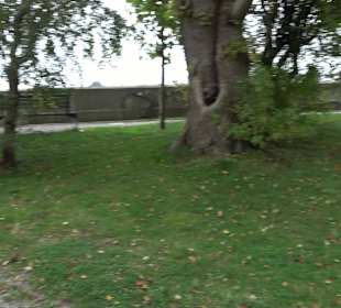 Skulptur "Hockender Schwimmer"