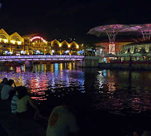 Ausgehmeile am Singapore River