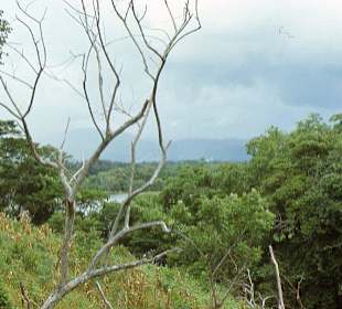 Die Landschaft beim Golf von Nicoya