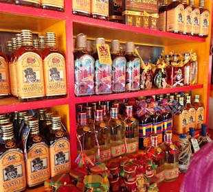 Liköre in den Marktsständen