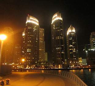 Dubai Marina by night