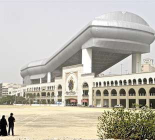 Pistes de ski au milieu de la ville 