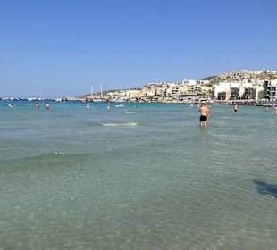Plaża Mellieha.