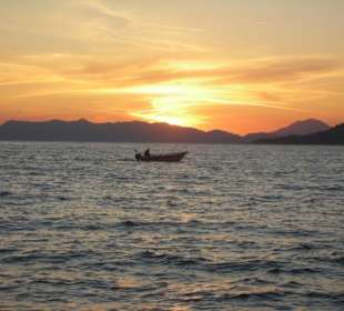 Calis Strand Sonnenuntergang