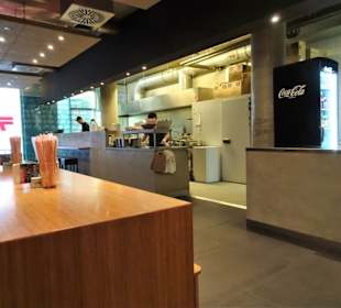 Blick auf die offene Küche im Jackie Su