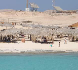 Sonnenschirmen da gab es auch was zu essen