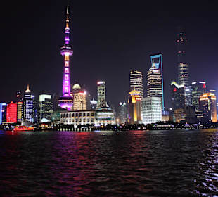 Shanghai bei Nacht 