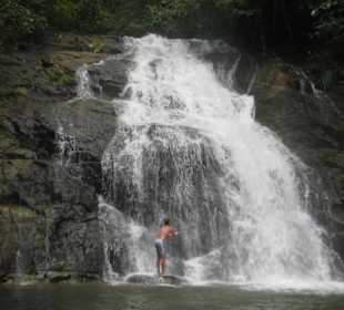 Wasserfall zum Baden