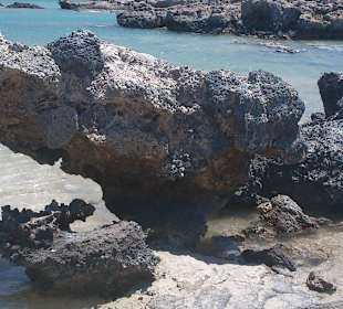 White lagoon in Crete