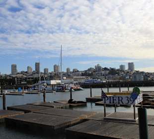 Skyline San Francisco von Pier 39 aus
