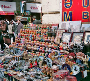 Souvenirrstand in Bakus Innenstadt