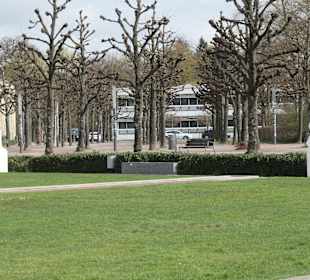 Bei einem Stadtrundgang durch Karlsruhe