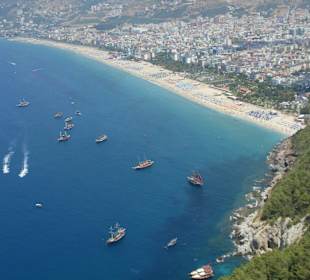 Wunderschöner Blick von der Burg