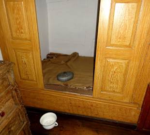 Stube im Rauchhaus des Moorhofes