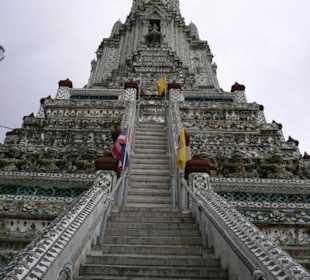 Tempeltreppe in Bangkok