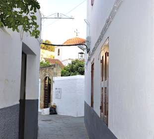 Enge Gassen von Lindos