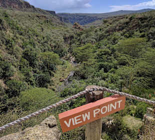 Ausblick über 'the Gorge'