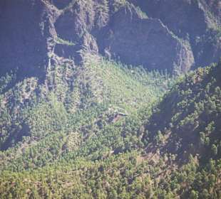 Tiefe Einblicke in die Caldera de Taburiente