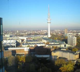 Blick vom Unilever Hochaus aus knapp 100m