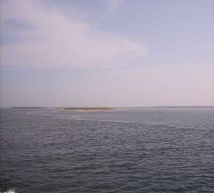 Blick vom Schiff auf die Schlei