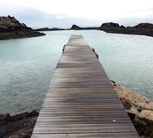 Lagune auf Los Lobos