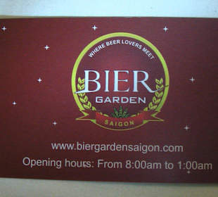 Visitenkarte Beergarden