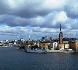 Blick vom Katarinahissen auf Stockholm