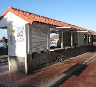 Fischerbuden am Hafen von Las Galletas