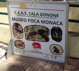 Hinweisschildschild zum Museum