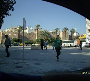Sfax-Innenstadt mit Altstadtmauer