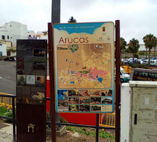 Sehenswürdigkeiten in Arucas, bitte zuordnen Danke