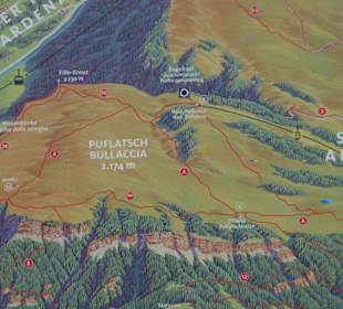 Wanderwege auf dem Puflatsch