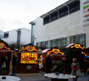 Der Mini-Weihnachtsmarkt Inneren