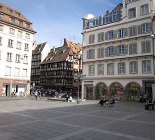 Altstadt Straßburg im Frühling