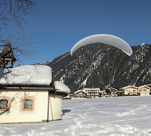 Landung beim Hotel Edenlehen