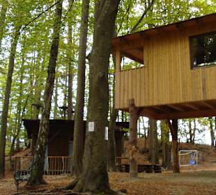 Oben neben dem Klettergarten