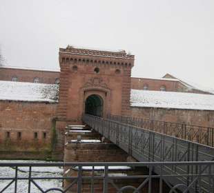 Festung Germersheim im Winter