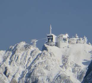 Blick zum Zugspitzplateau