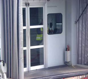 Andockbereich ans Flugzeug