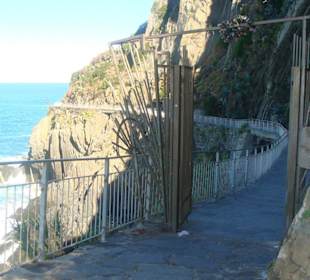 Der Liebesweg am Meer entlang