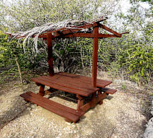 Picknick-Platz auf dem Trail