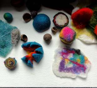 Kreativbereich der Felto Filzwelt