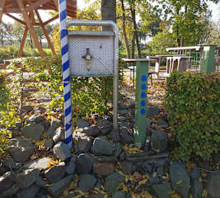 Vorbildlich , Luft und Strom Tankstelle