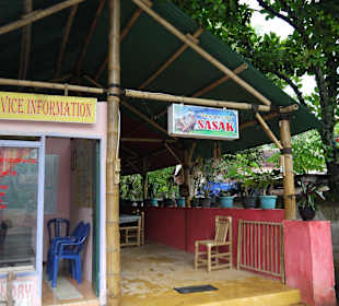 Sasak Cafe an der Straße