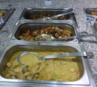 Abendessen vom Buffet im China Restaurant Garden