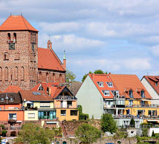 Blick von der Müritz auf den Hafen